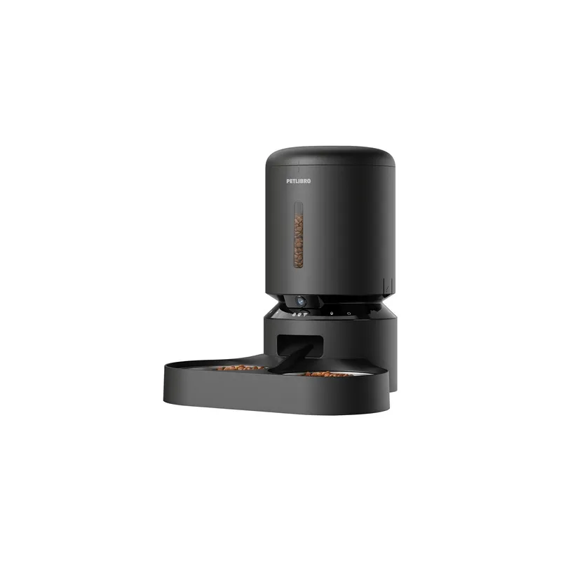 Petlibro Granary camera food dispenser with double bowl, 5L (black)
